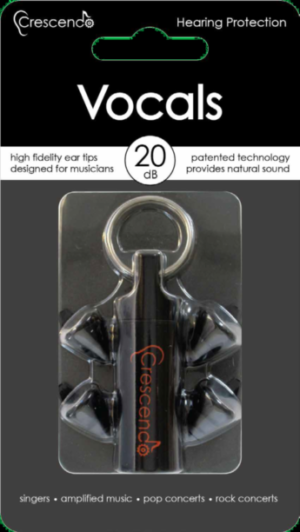 Vocal music hearing protection